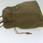 PRADA Shoulder Bag Nylon Khaki  bs10966