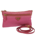 PRADA Shoulder Bag Nylon Pink  bs10992