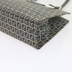 FENDI Zucchino Canvas Mamma Baguette Shoulder Bag Navybs11001