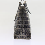 FENDI Zucchino Canvas Mamma Baguette Shoulder Bag Navybs11001