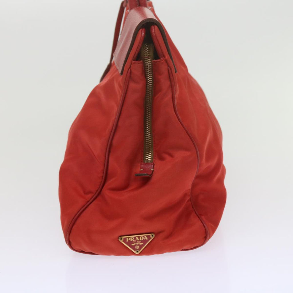 PRADA Hand Bag Nylon Red  bs11015