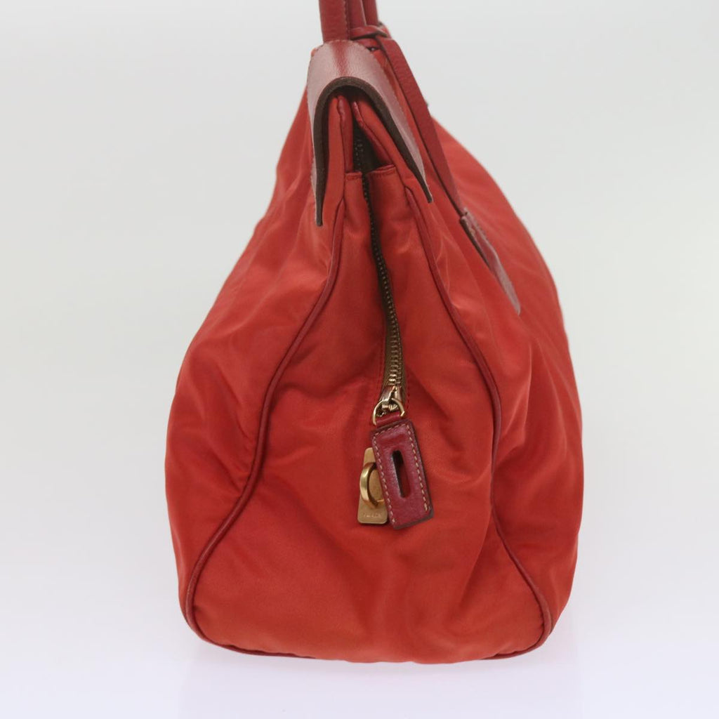 PRADA Hand Bag Nylon Red  bs11015