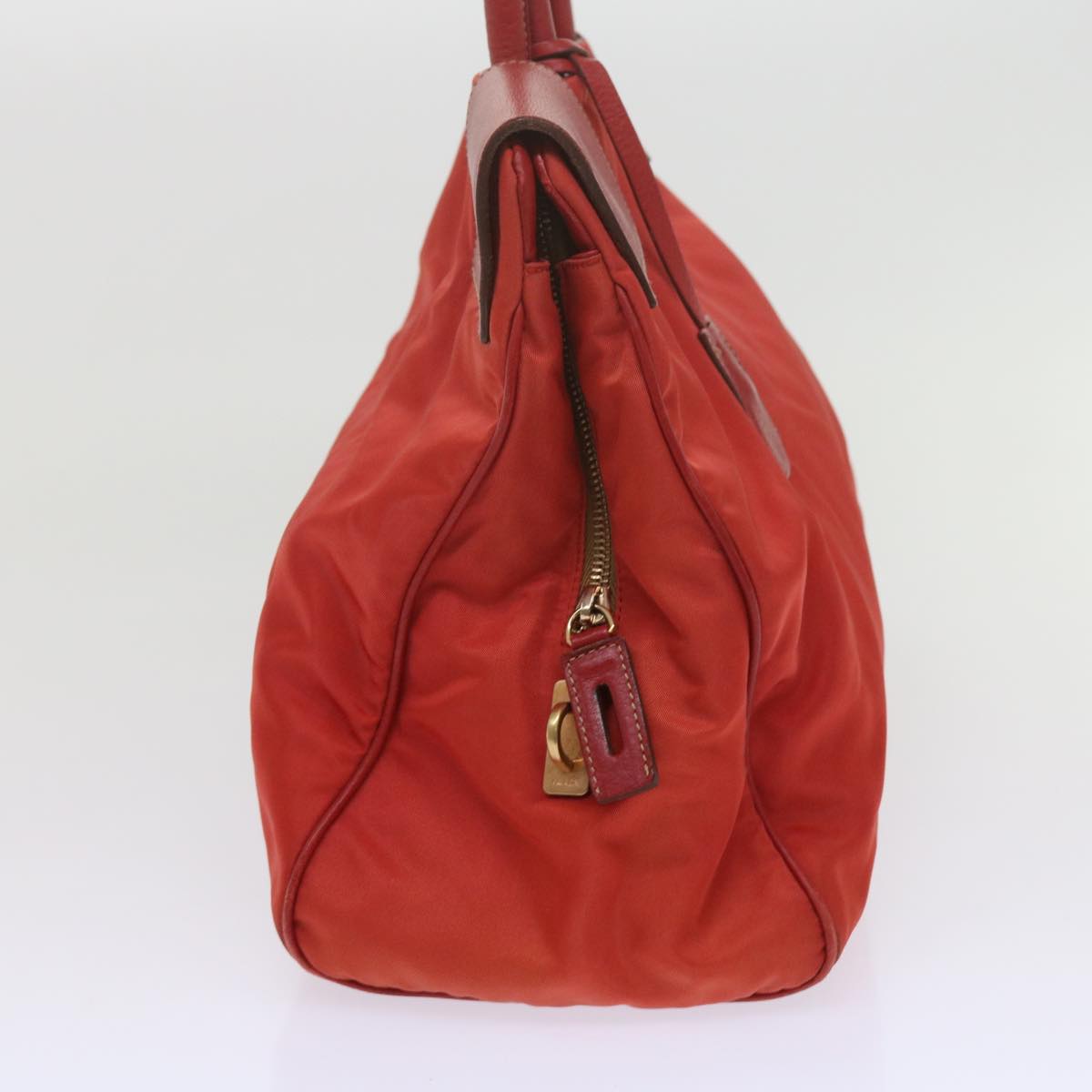 PRADA Hand Bag Nylon Red  bs11015