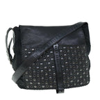 PRADA Shoulder Bag Leather nylon Black  bs11028