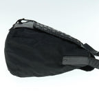 PRADA Shoulder Bag Leather nylon Black  bs11028