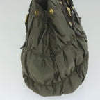 PRADA Hand Bag Nylon 2way Khaki  bs11075