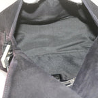 FENDI Mamma Baguette Shoulder Bag Suede Black 2308 26325 089bs11079