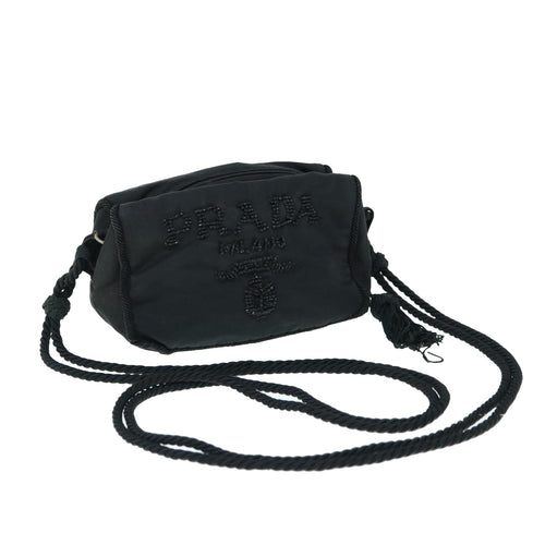 PRADA Shoulder Bag Nylon Black  bs11129