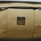 FENDI Zucca Canvas Vanity Cosmetic Pouch Black Brownbs11154