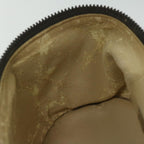 FENDI Zucca Canvas Vanity Cosmetic Pouch Black Brownbs11154