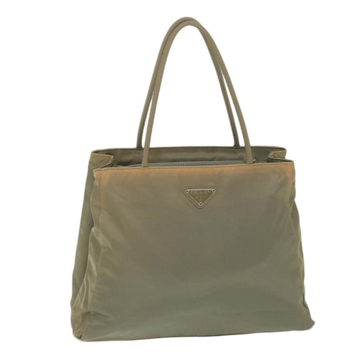 PRADA Shoulder Bag Nylon Khaki  bs11158