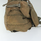 PRADA Backpack Nylon Khaki  bs11160