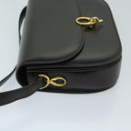 CELINE Shoulder Bag Leather Brown  11189