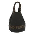 FENDI Hand Bag Canvas Black 2321 26526 098bs11262