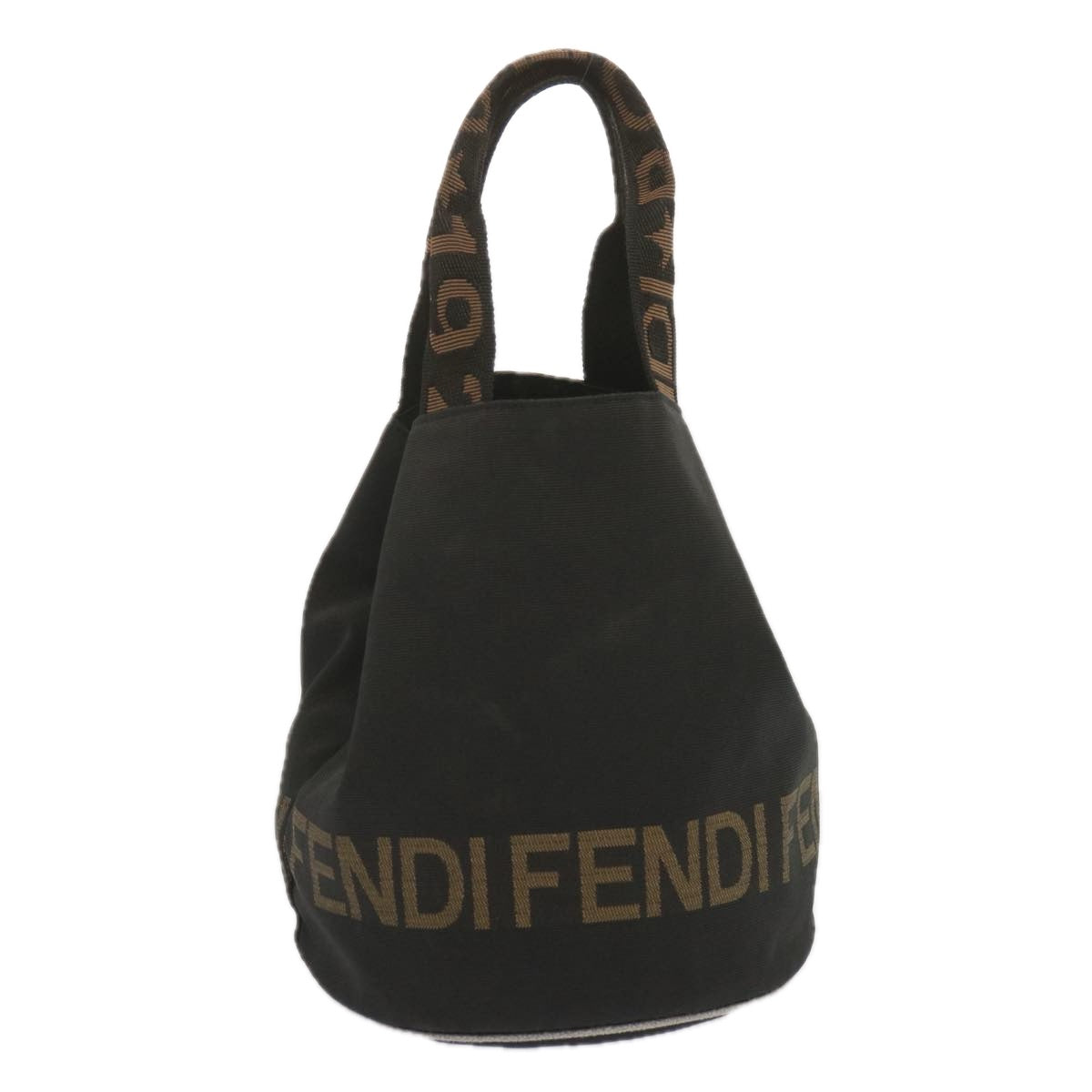 FENDI Hand Bag Canvas Black 2321 26526 098bs11262