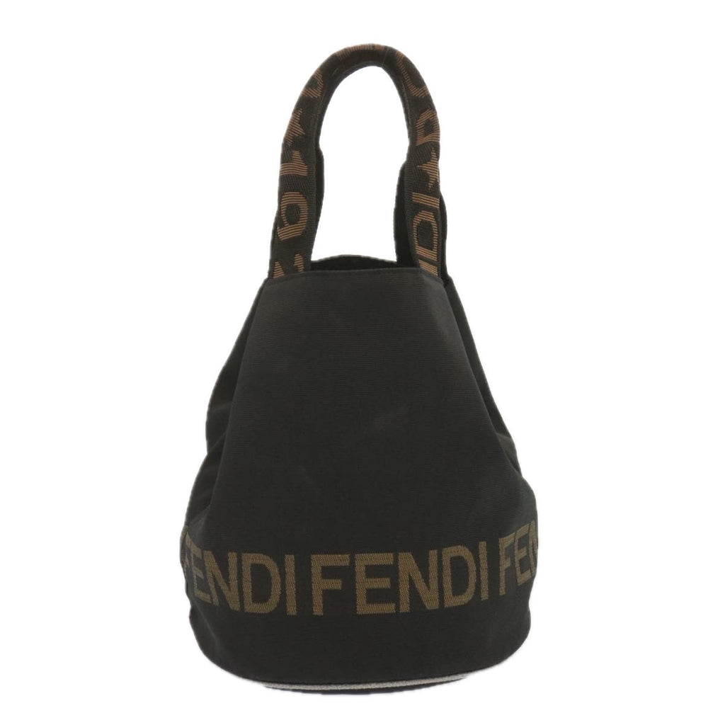 FENDI Hand Bag Canvas Black 2321 26526 098bs11262