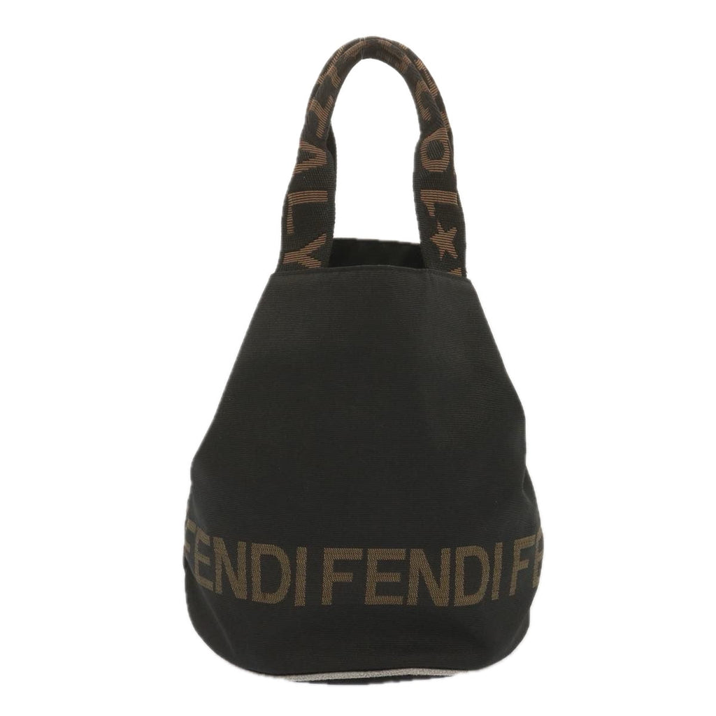 FENDI Hand Bag Canvas Black 2321 26526 098bs11262