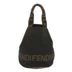 FENDI Hand Bag Canvas Black 2321 26526 098bs11262