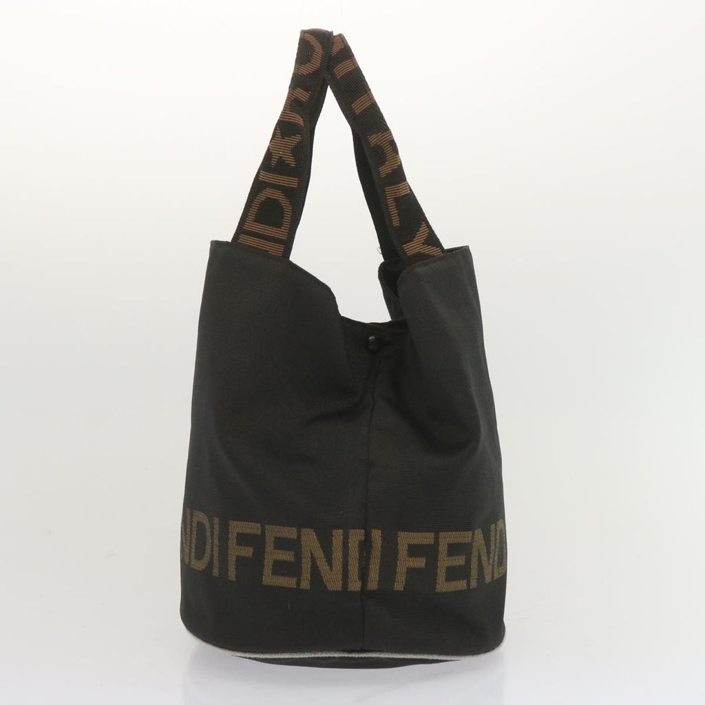 FENDI Hand Bag Canvas Black 2321 26526 098bs11262