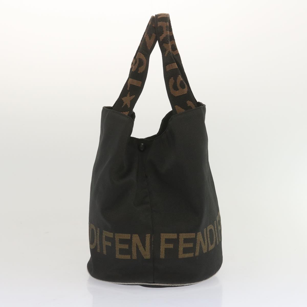 FENDI Hand Bag Canvas Black 2321 26526 098bs11262