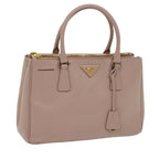 PRADA Hand Bag Safiano leather 2way Pink  bs11288