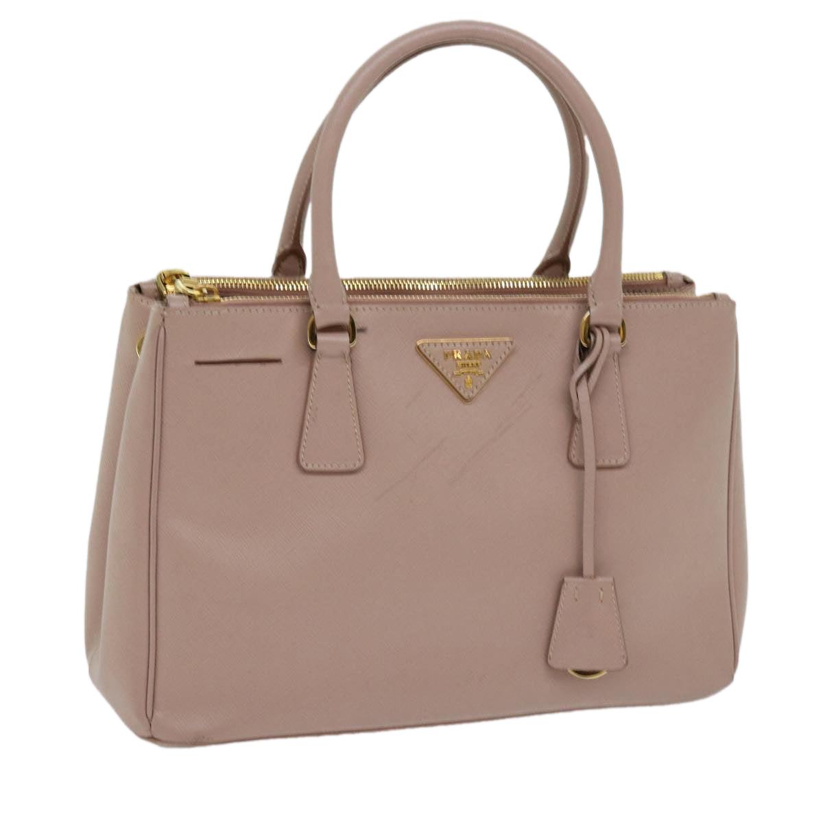 PRADA Hand Bag Safiano leather 2way Pink  bs11288