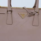 PRADA Hand Bag Safiano leather 2way Pink  bs11288