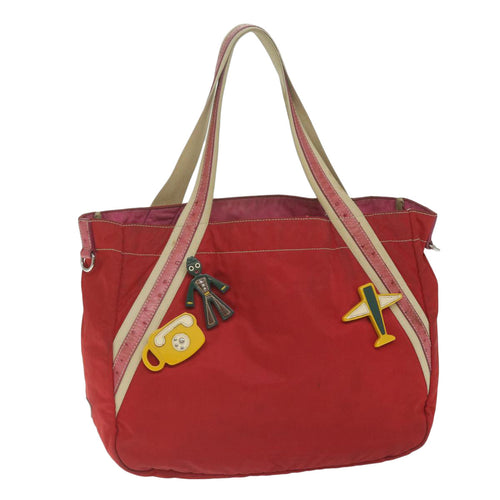 PRADA Tote Bag Nylon Pink  bs11297