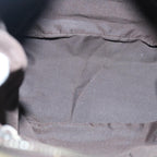 FENDI Zucca Canvas Shoulder Bag Black Brownbs11305