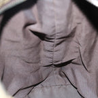 FENDI Zucca Canvas Shoulder Bag Black Brownbs11305