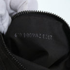 FENDI Zucca Canvas Shoulder Bag Black Brownbs11305