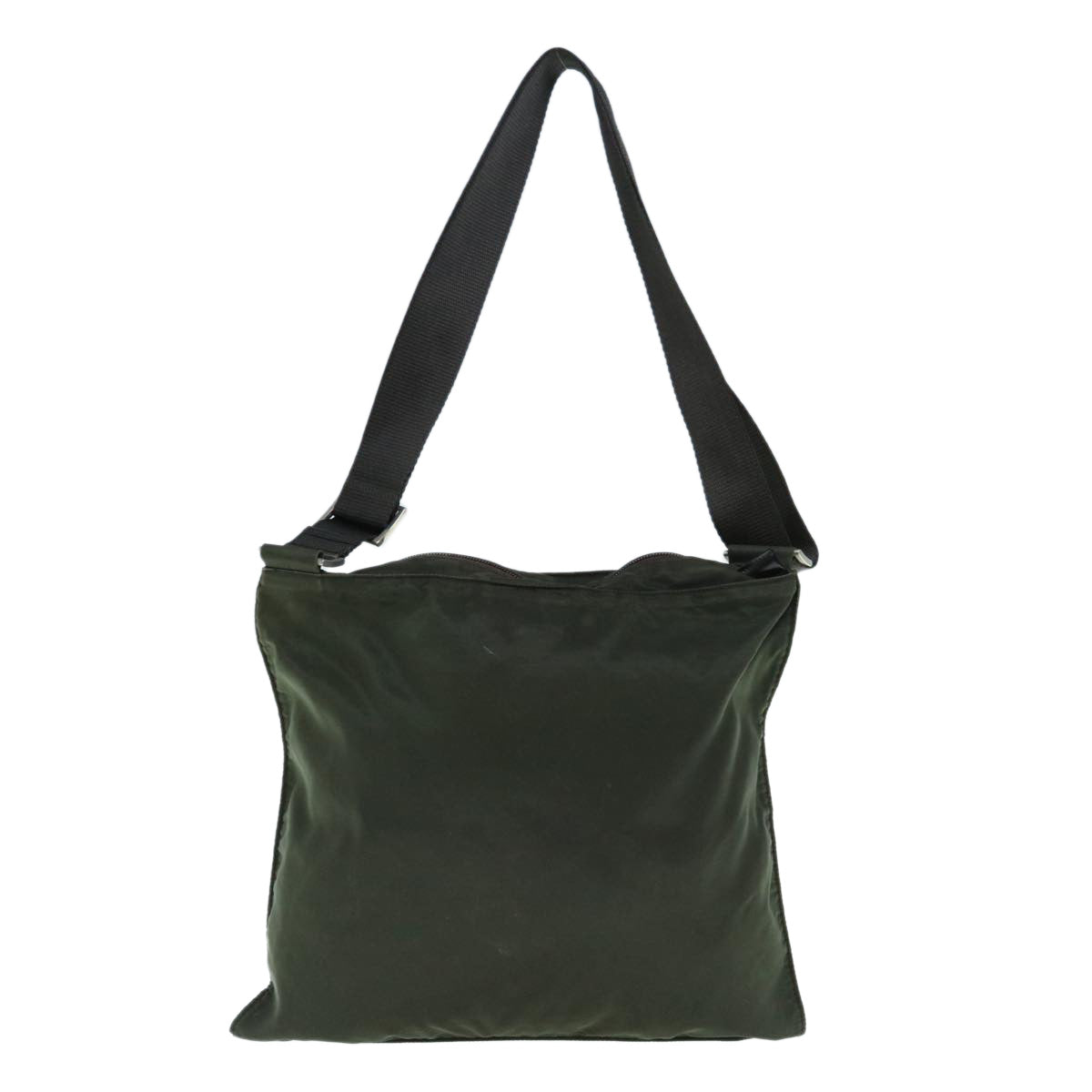 PRADA Shoulder Bag Nylon Khaki  bs11372