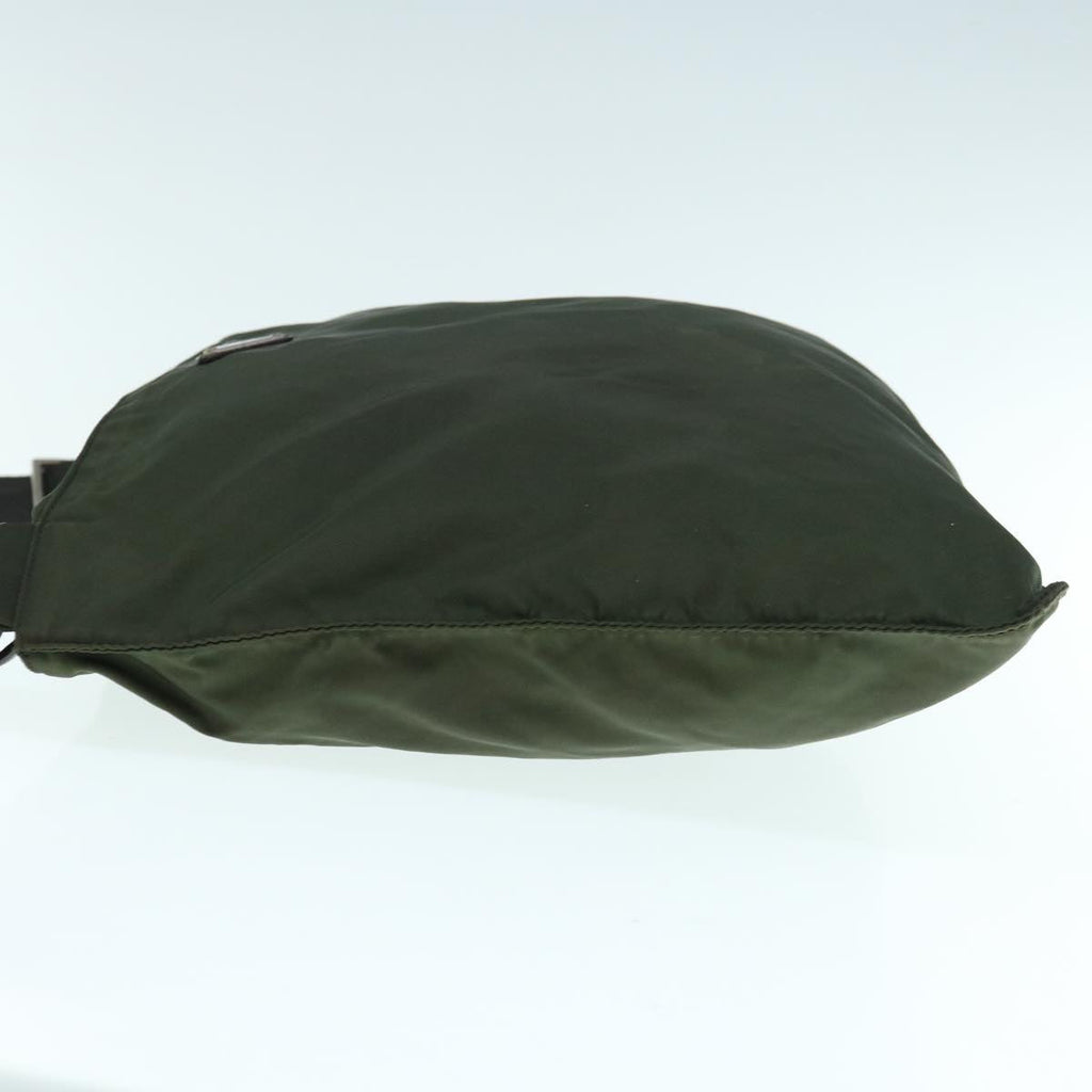 PRADA Shoulder Bag Nylon Khaki  bs11372