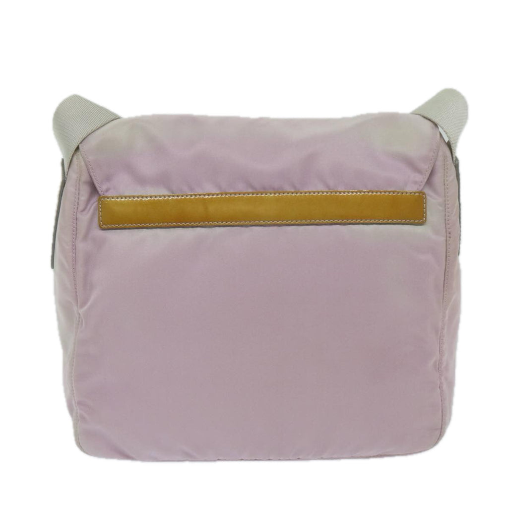 PRADA Shoulder Bag Nylon Pink  bs11377