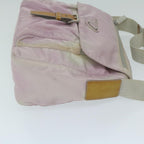 PRADA Shoulder Bag Nylon Pink  bs11377
