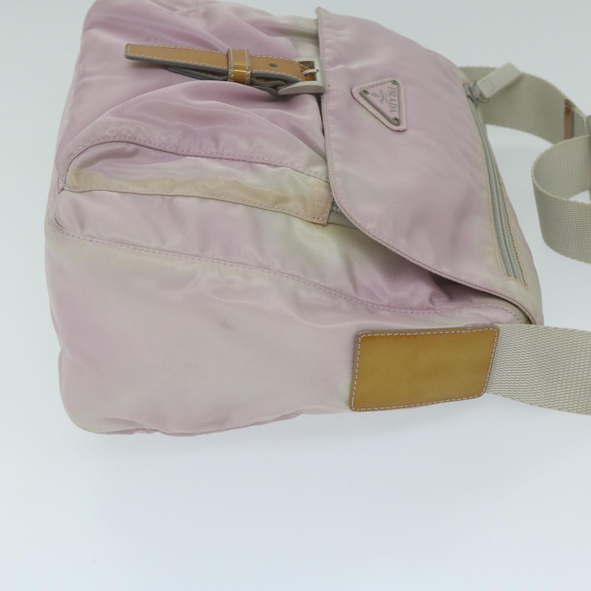 PRADA Shoulder Bag Nylon Pink  bs11377