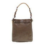 PRADA Shoulder Bag Leather Brown  bs11385