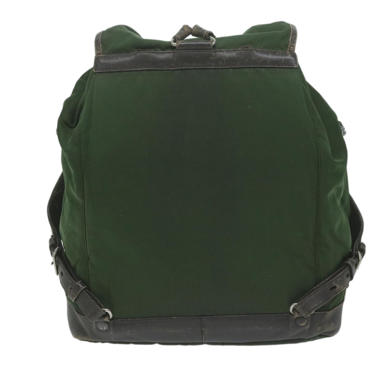PRADA Backpack Nylon Green  bs11393