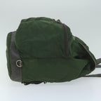 PRADA Backpack Nylon Green  bs11393