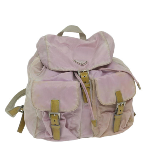 PRADA Backpack Nylon Pink  bs11394