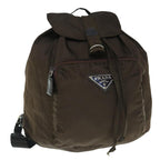 PRADA Backpack Nylon Brown  bs11396