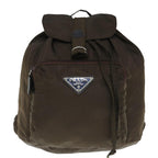 PRADA Backpack Nylon Brown  bs11396