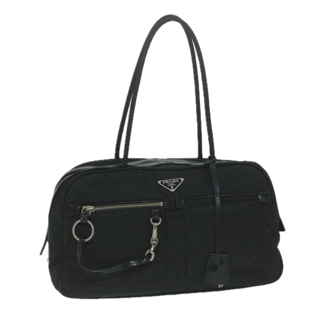 PRADA Shoulder Bag Nylon Black  bs11415