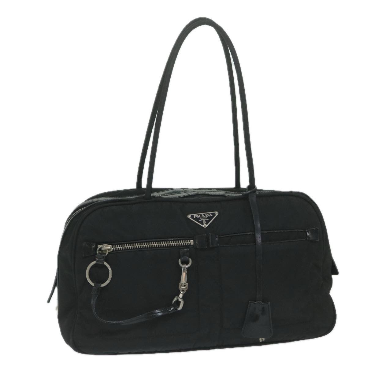 PRADA Shoulder Bag Nylon Black  bs11415