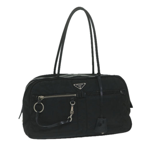 PRADA Shoulder Bag Nylon Black  bs11415