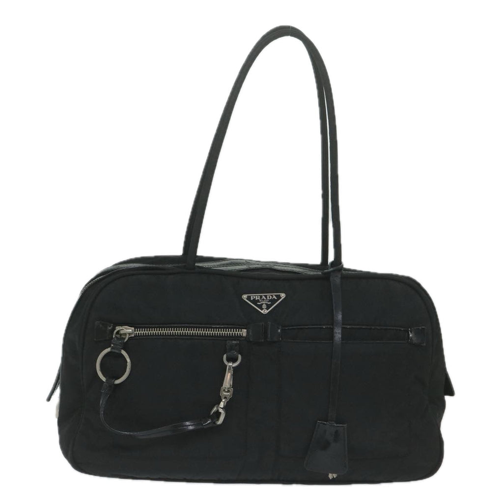 PRADA Shoulder Bag Nylon Black  bs11415
