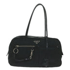 PRADA Shoulder Bag Nylon Black  bs11415