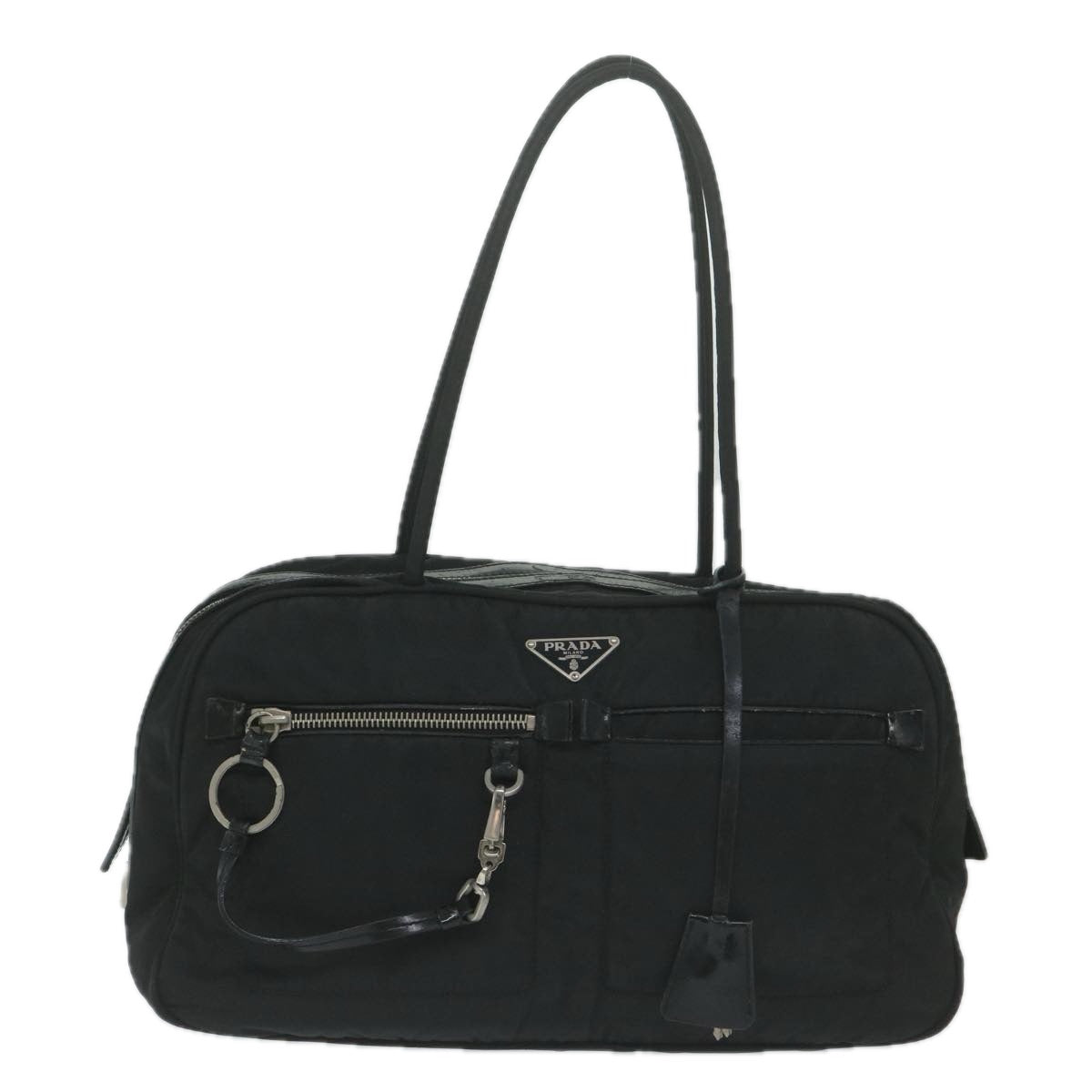 PRADA Shoulder Bag Nylon Black  bs11415