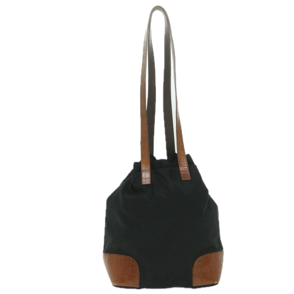 PRADA Tote Bag Nylon Black  bs11431