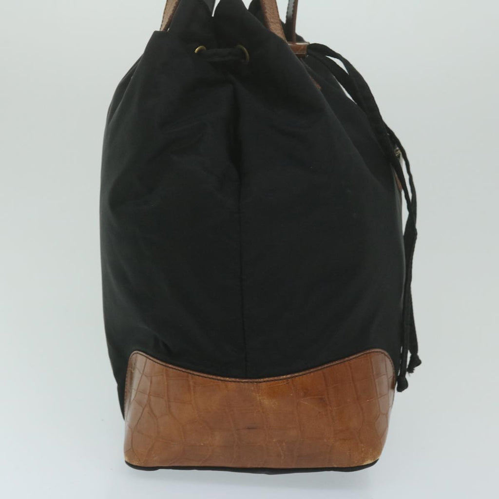 PRADA Tote Bag Nylon Black  bs11431
